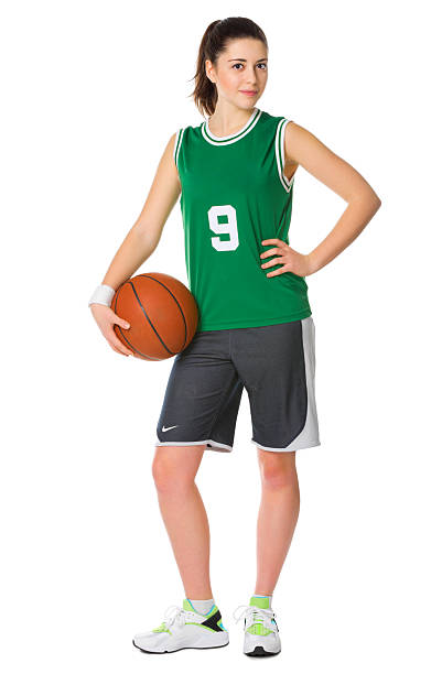 istock Young girl basketball player 505066008
