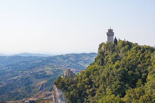 istock Tower on top of the mountain. 505066692