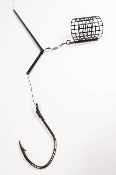 istock Feeders for fishing on a white background. 505067024