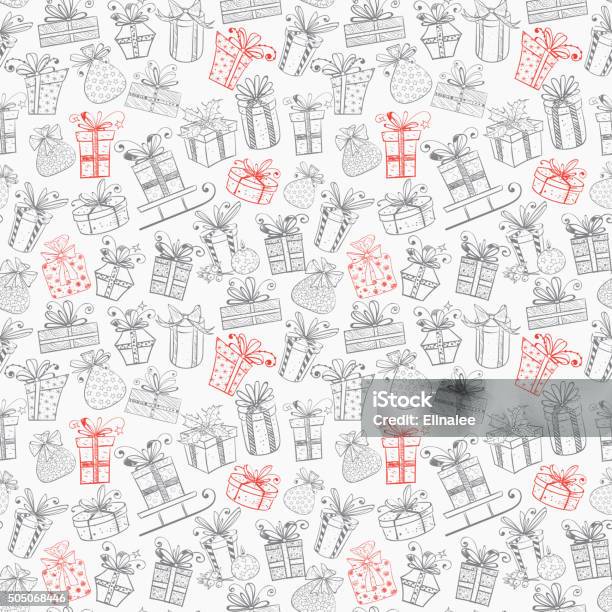 Present Box Texture Seamless Texture With Gift Boxes Stock Illustration - Download Image ...