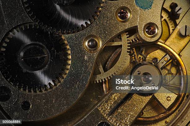 Antique Watch Mechanism Stock Photo - Download Image Now - Accuracy, Activity, Adjusting