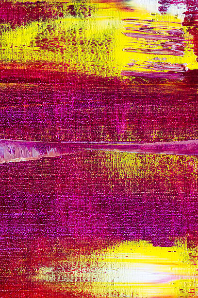 istock Abstract painted canvas. Oil paints on a palette. Colorful background 505069502