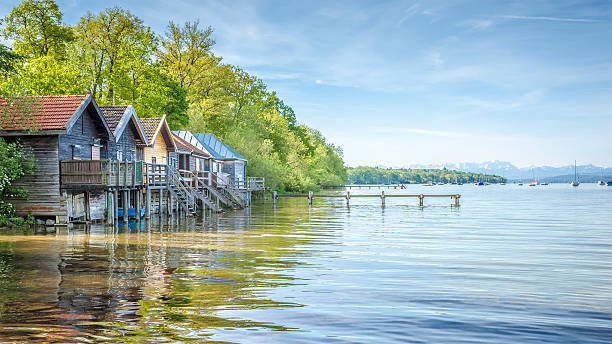 stegen am ammersee - ammersee stock-fotos und bilder