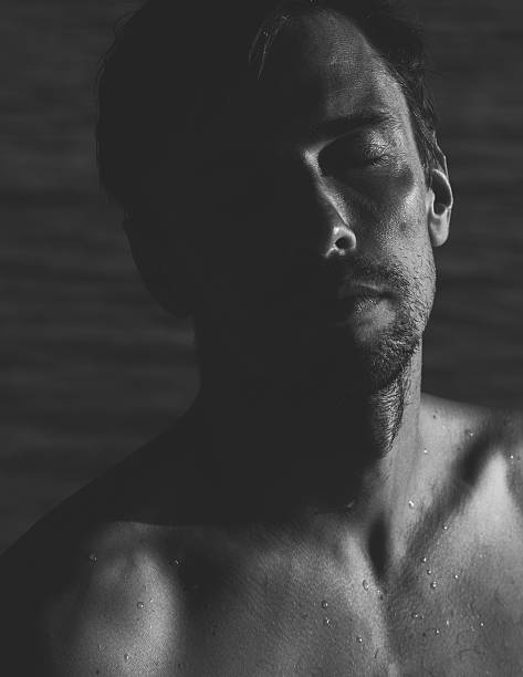 istock Male Model Portrait in Black and White 505070704