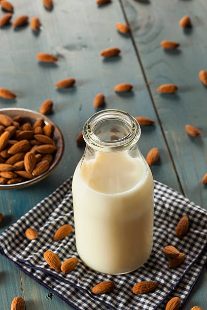 istock Organic White Almond Milk 505080593