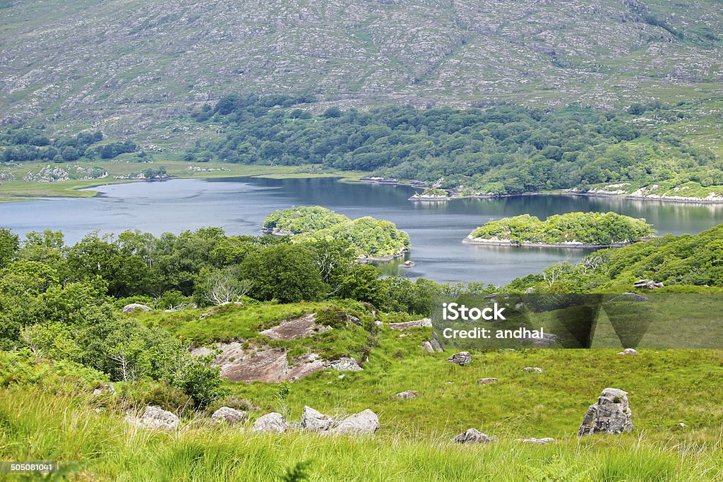 Scenic valley nella Contea di Kerry/Irlanda - Foto stock royalty-free di Ambientazione esterna