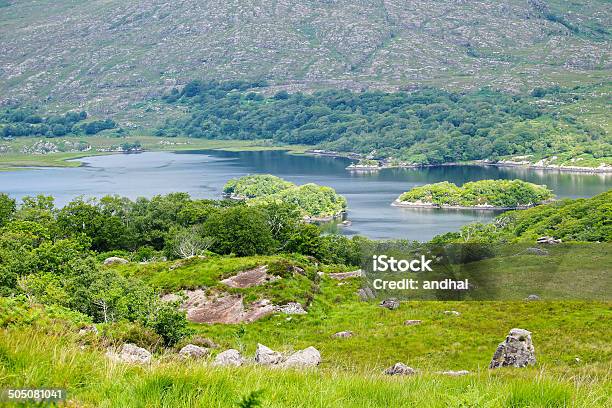 Scenic Valley Nella Contea Di Kerryirlanda - Fotografie stock e altre immagini di Ambientazione esterna - Ambientazione esterna, Anello di Kerry, Bellezza