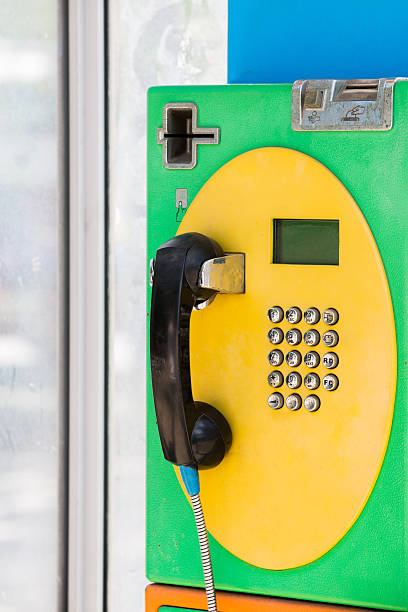 istock public telephone dual system in Thailand. 505081263