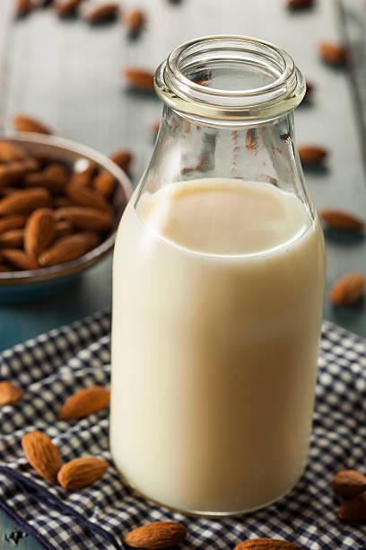 istock Organic White Almond Milk 505083039