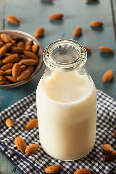 istock Organic White Almond Milk 505083041