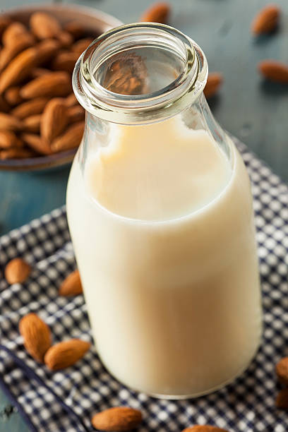 istock Organic White Almond Milk 505083237