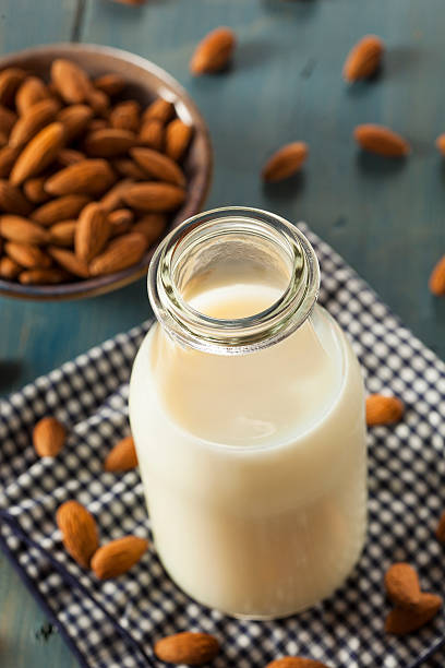 istock Organic White Almond Milk 505085731