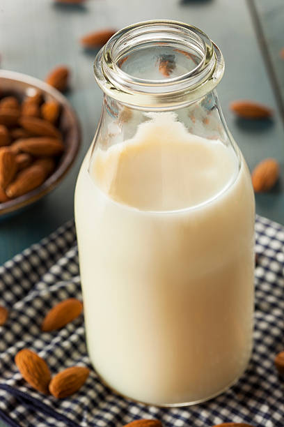 istock Organic White Almond Milk 505085733
