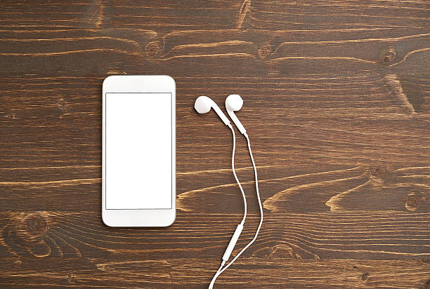 Smart phone with headphones