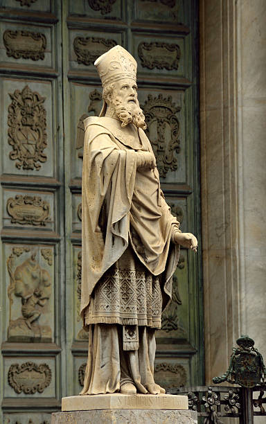 istock Religious sculpture in Catania, Sicily 505087480