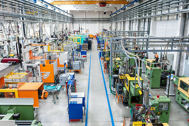 istock Large new factory 505088136