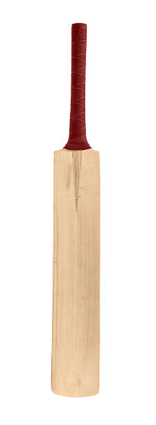Wooden Cricket bat on a white background