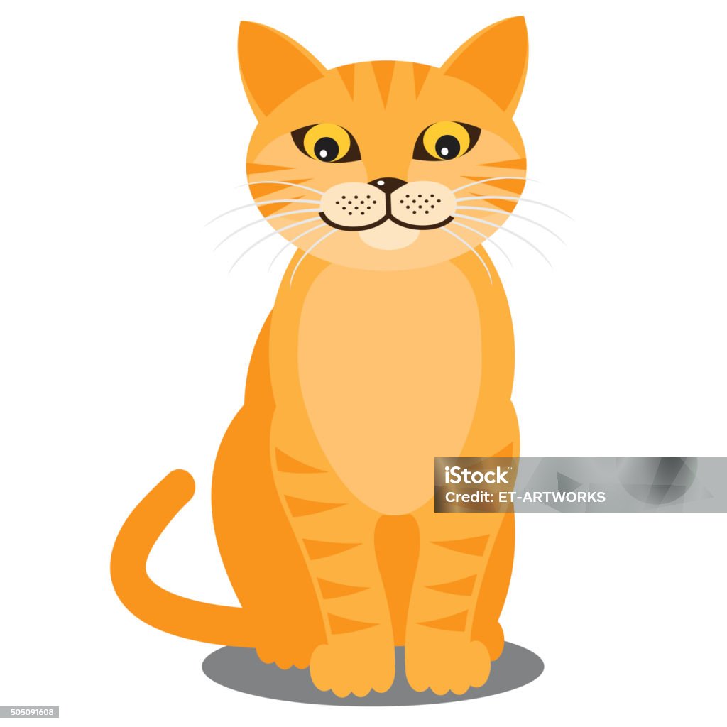 Smiling cat. Vector Smiling cat. EPS10 vector layers (removeable) and alternate formats (hi-res jpg, pdf). Domestic Cat stock vector