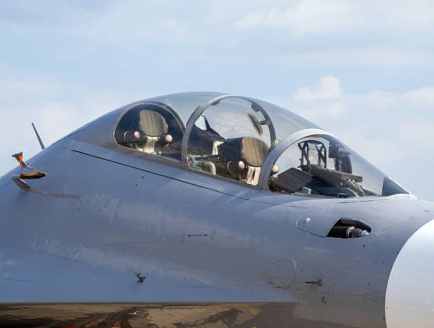 istock Cabin of fighter 505092082