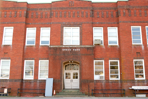 Okanogan, WA - USA-0511-2022: City Library Building