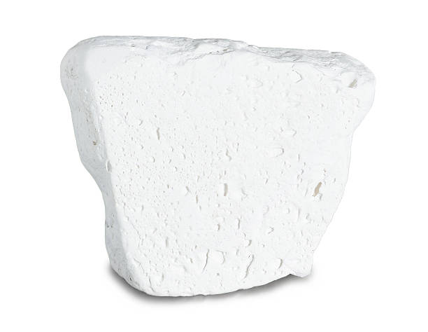 istock Mineral kaolinite (kaolin) isolated on white background 505095952