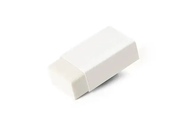 Eraser isolated on white background