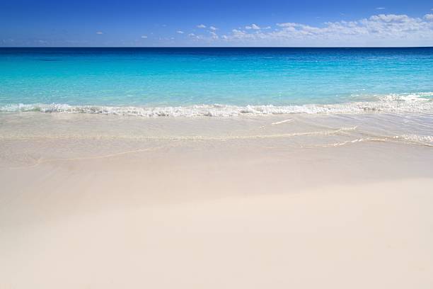 istock Caribbean sea blue turquoise water in Cancun 505098518