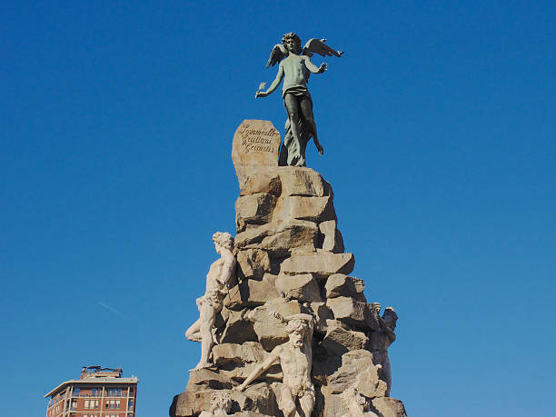istock Frejus tunnel statues in Turin 505100228