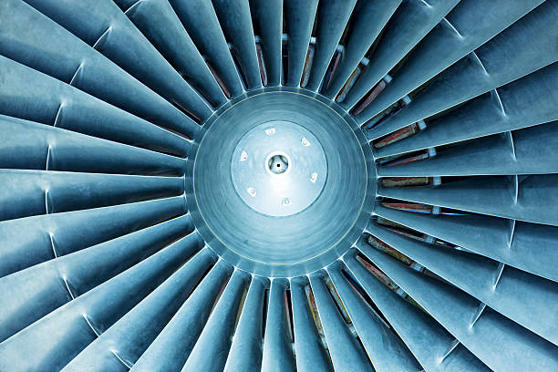 Airplane Turbine jet engine turbine gas turbine stock pictures, royalty-free photos & images