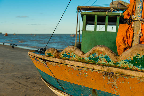 istock Wooden fishing boat 505115367