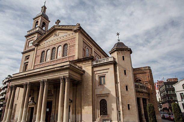 istock Classical church building in Barcelona 505116595