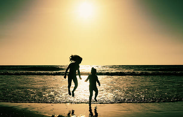 Concept of family life and joy, summer vacations