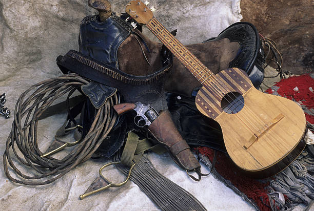 Cowboy equipement - foto de acervo