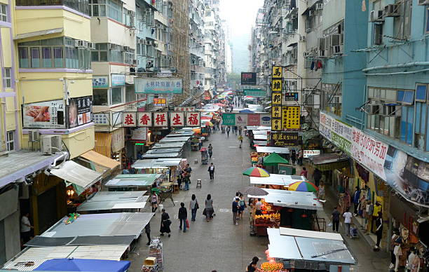 istock Shopping Street in China 505117661