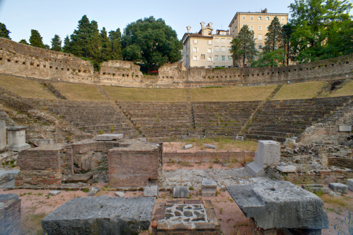 Roman Theater in Trieste, Italy