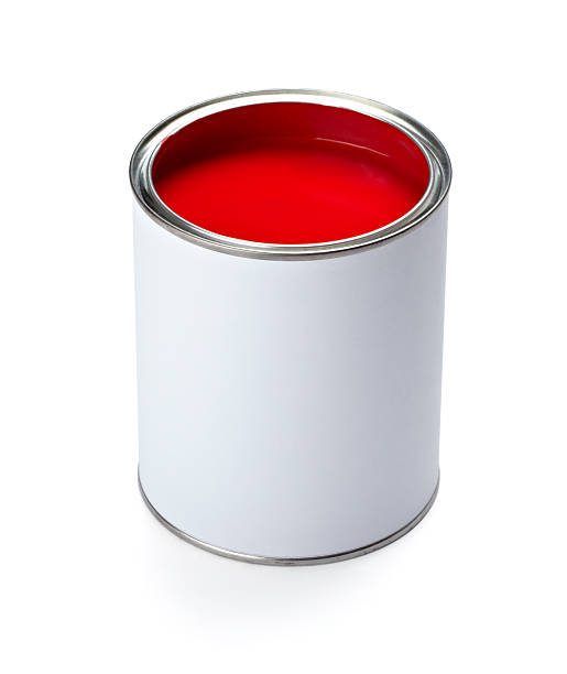 istock paint color tin can and brush 505122440