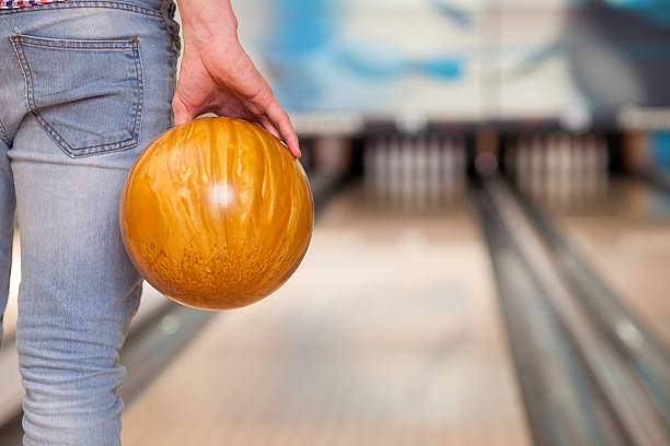 istock Cheerful male kegling player is entertaining himself 505123558