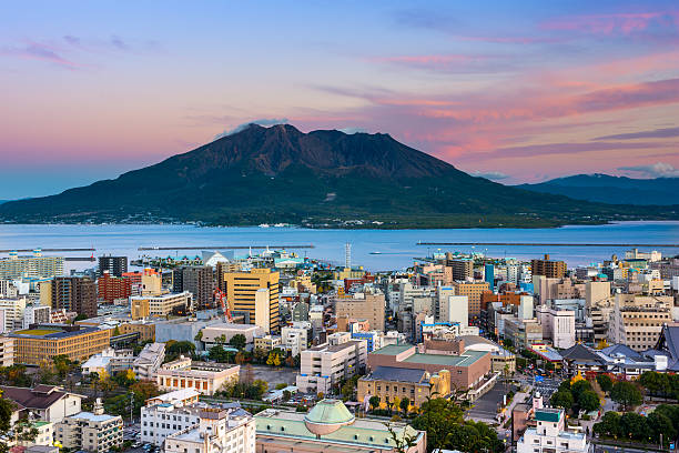 istock Kagoshima, Japan Skyline 505123896