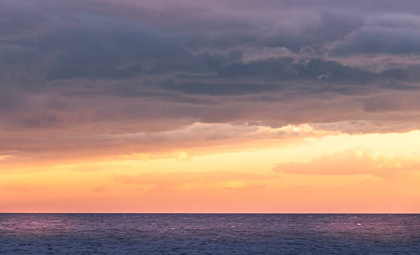 istock Colorful  cloud sunset sky over the sea 505125044