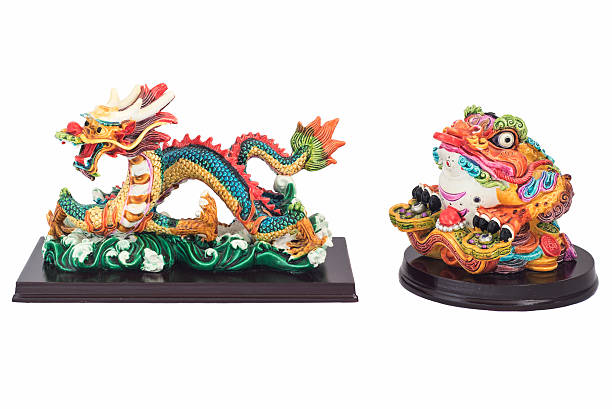 istock Figures of the Chinese dragon and a toad 505126180