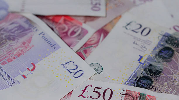 British Currency stock photo