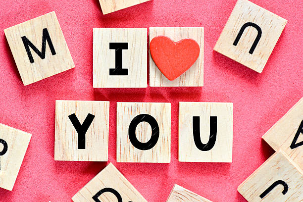 istock Wooden letters I love you 505129610