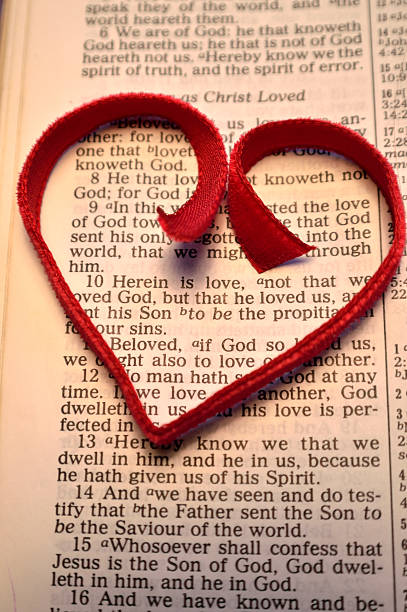 istock Valentine's Day Bible Verse with Red Heart 505129980