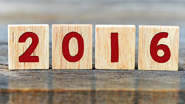istock Wooden numbers 2016, new year 505130008