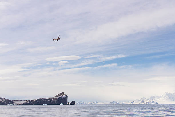 istock Biplane at Deception Island, Antarctica 505130700