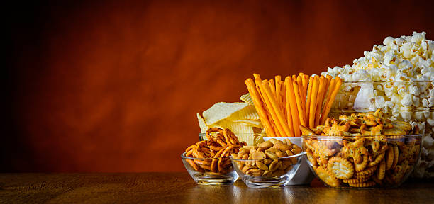 istock Salty Snacks Junk-Food with Copy-Space 505134328