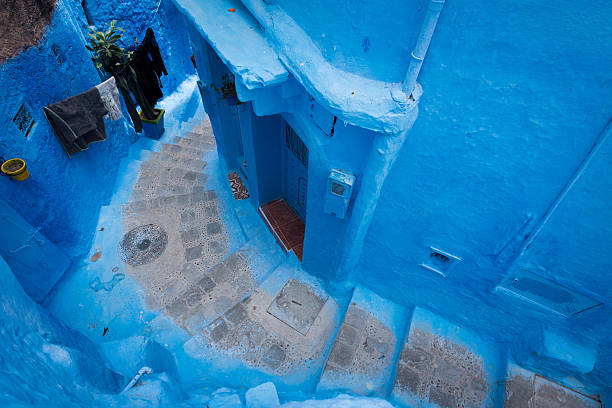 istock Alleyway in Chefchaouen, Morocoo 505135372