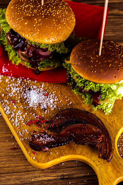 istock Ambient composition of American food 505135990