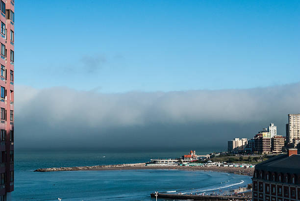 A strange cloud formation at Mar del Plata