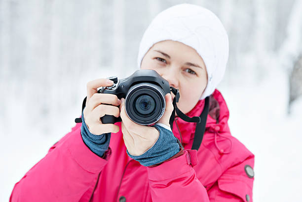 istock photographer on nature in winter 505137226